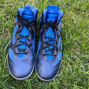 Nike zoom Hyperfuse‎ basket ball shoes men’s size 11 blue